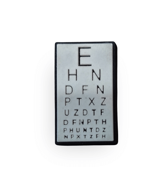 EYE CHART CHARM